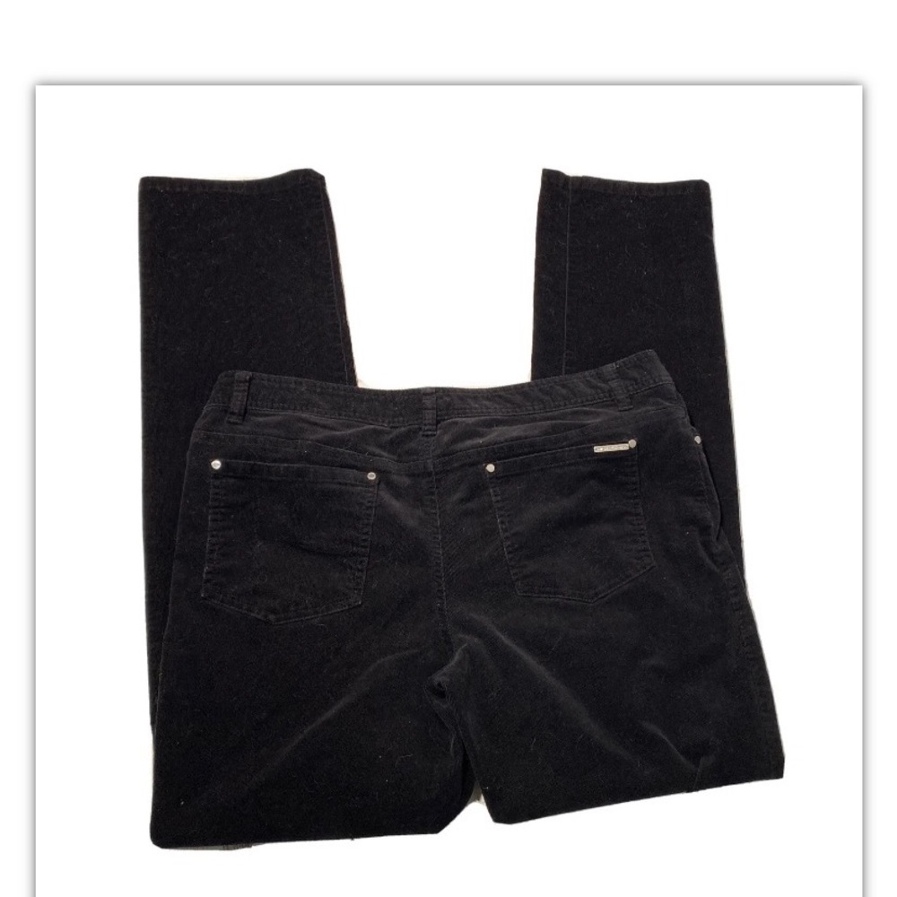 Michael Kors Women’s Corduroy Pants, black, Size 12
